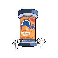 Orange Paulchen Sticker by Paulberger