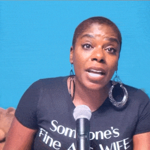 Tashaklive giphyupload mic drop shots fired clap back GIF