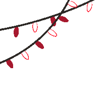 Christmas Blinking Sticker by Minnesota State University Moorhead