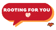 Friendship Rooting For You Sticker by Cozy Warrior