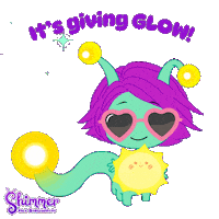 Glow That Girl Sticker by ShimmertheGlowworm