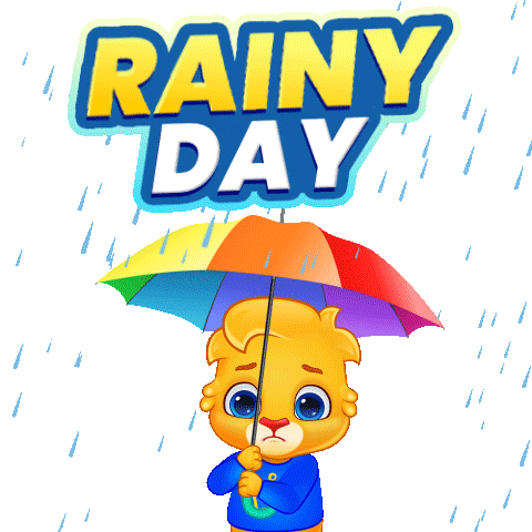 Sad Rainy Day Sticker by Lucas and Friends by RV AppStudios