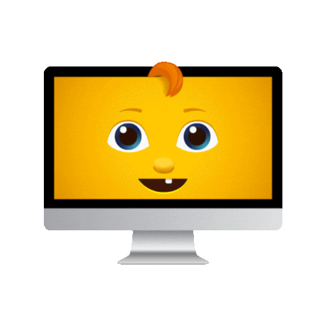 Baby Face Sticker by jessicavwalsh