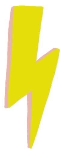 Illustration Lightning Sticker by House of Vincent