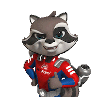 Happy Raccoon Sticker by BetFury