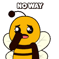 I Dont Believe It No Way Sticker by Plan Bee Studios