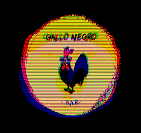 GalloNegrooOK giphygifmaker bar negro gallo GIF