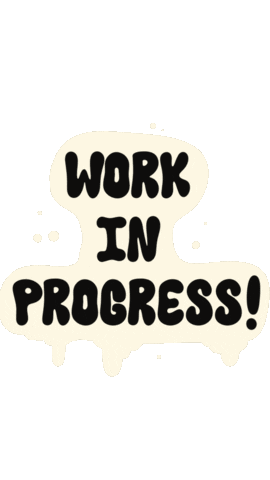 Create Work In Progress Sticker