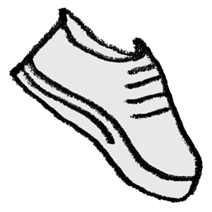 emoji shoe Sticker by Adam J. Kurtz