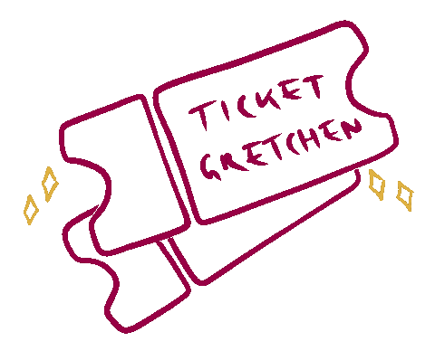 Sticker by Ticket Gretchen