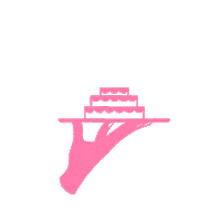 byPensa logo wedding cake cookies Sticker