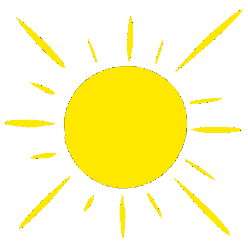 Sun Sparkling Sticker