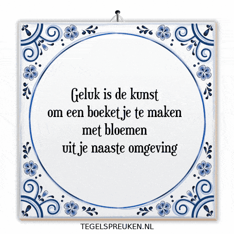 Nl Geluk GIF by Tegelspreuken.nl