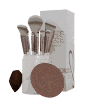 LuviaCosmetics vegan cosmetics make up brush Sticker