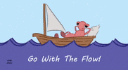 Go With The Flow Pun GIF by ABPuns