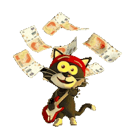 Baile Gato Bailando Sticker by Fava