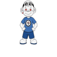 Blue White W Sticker by Zhot