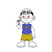 Power Fist Bump Sticker by Zhot Shop