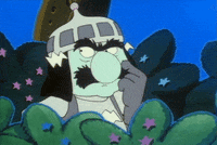 wondering rainbow brite GIF