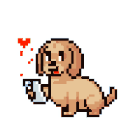 Art Love Sticker by Abstract HotDogs