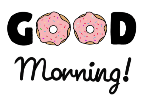 Good Morning Sticker
