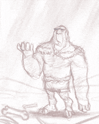 challenge caveman GIF