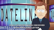 newsroom touching GIF by South Park 