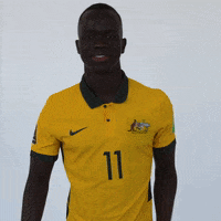 Celebrate Awer Mabil GIF by Football Australia