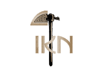 VIKN axe viking chalk vikn Sticker