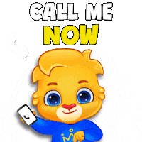 Ringing Call Me Sticker by Lucas and Friends by RV AppStudios