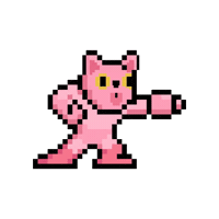 Cat Pixel Sticker by comfortseoul
