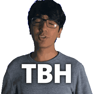 To Be Honest For Real Sticker