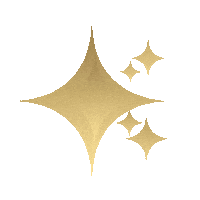 Stars Gold Sticker