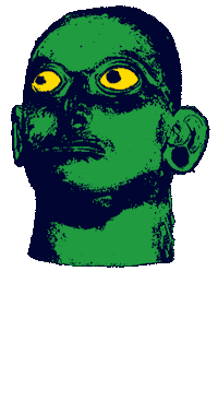 snakearrows trippy psychedelic weird slime Sticker