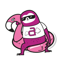 Pink Summer Sticker by Adbros