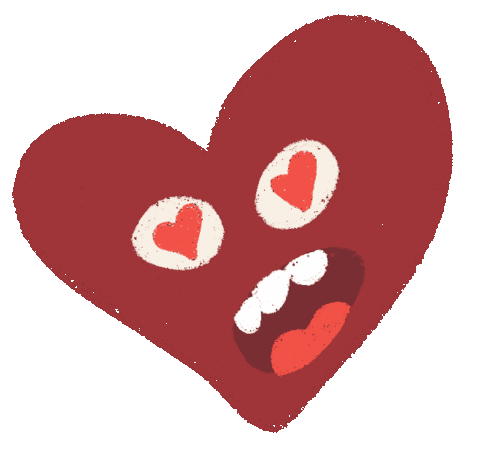 In Love Flirt Sticker