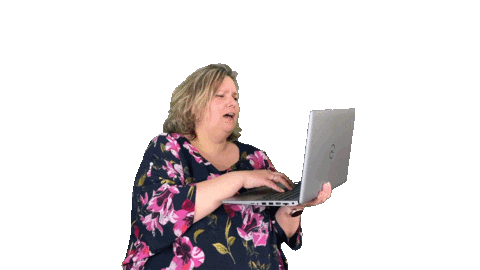 Computer Laptop Sticker by MechelMakelaardij