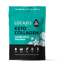 Locako protein keto collagen low carb Sticker