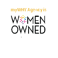 myWHYagency women certified women owned mywhy Sticker
