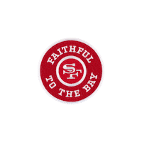 Niners Faithful Sticker by San Francisco 49ers