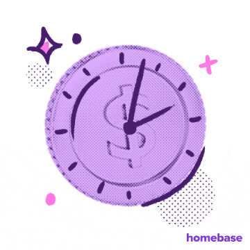 homebaseapp giphyupload get paid count down time is money GIF