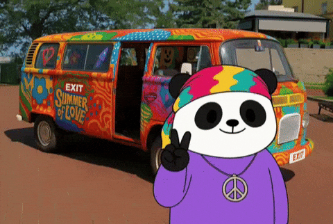 Peace Dancing GIF by Pandu Pandas