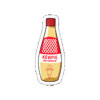 Sauce Dressing Sticker by kewpieusa