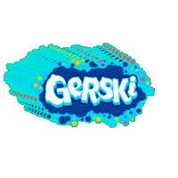 Blue Sticker by Crumpets