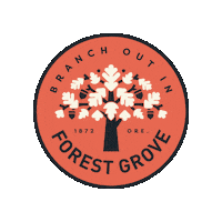 Branch Out Sticker by Forest Grove/Cornelius Chamber of Commerce