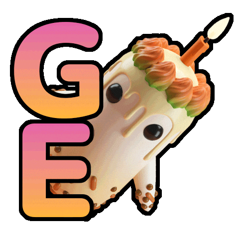 Carrot Cake Hello Sticker
