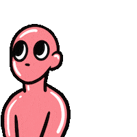 Pink Man Sweat Sticker