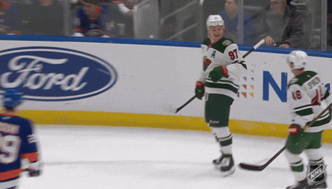 Happy Minnesota Wild GIF by NHL