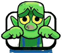 ttribam mimimi clash royale goblin goblin boohoo clash royale goblin boohoo Sticker