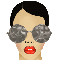 Money Shades Sticker